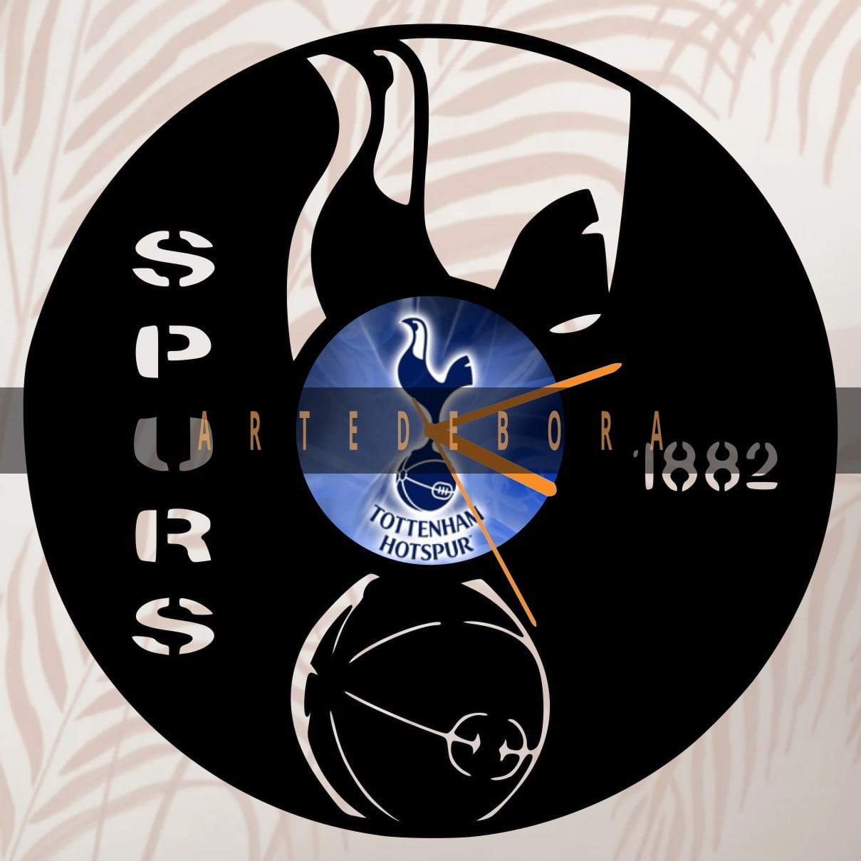 Reloj en Disco de Vinilo –  Tottenham Hotspur fc