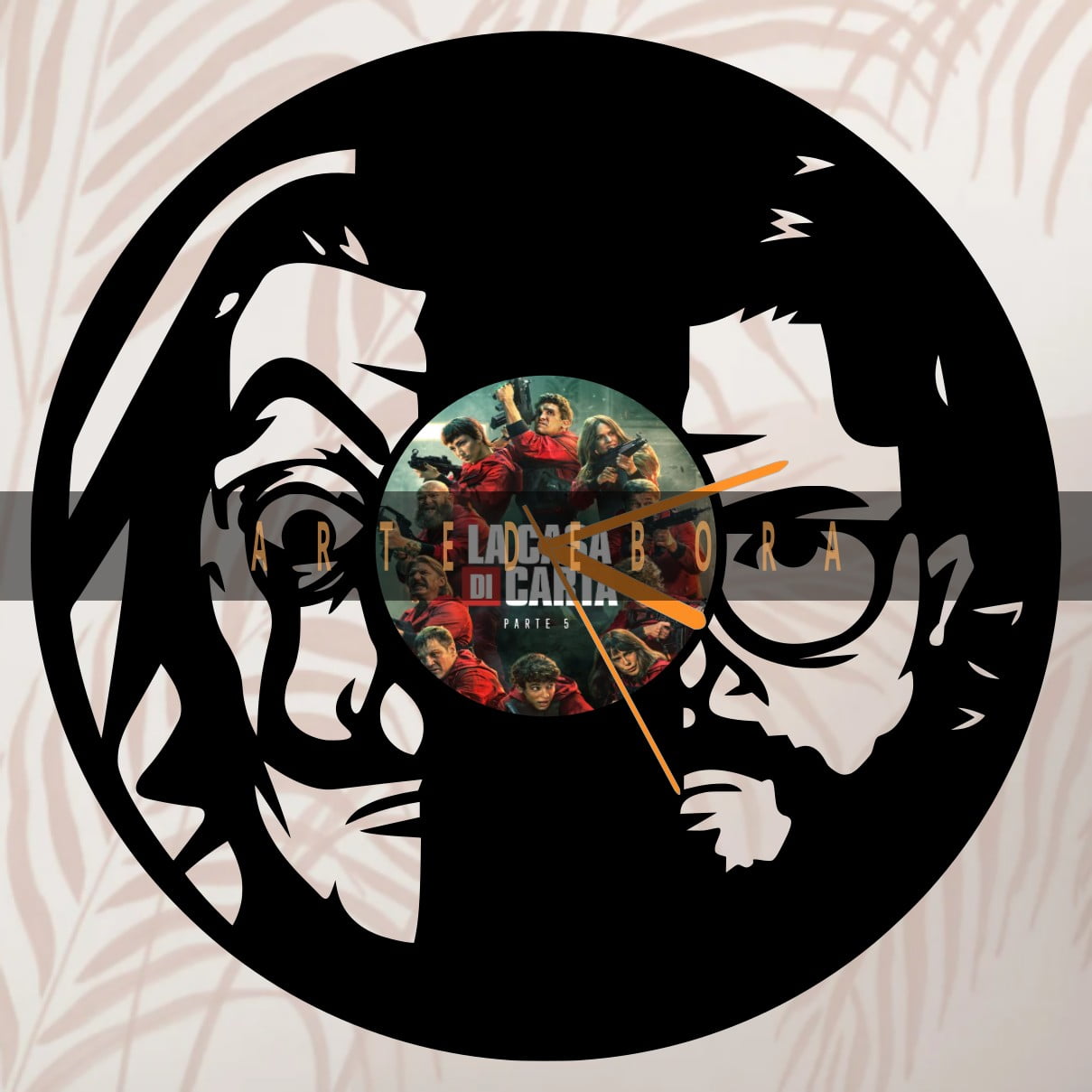 Reloj en Disco de Vinilo – La Casa de Papel