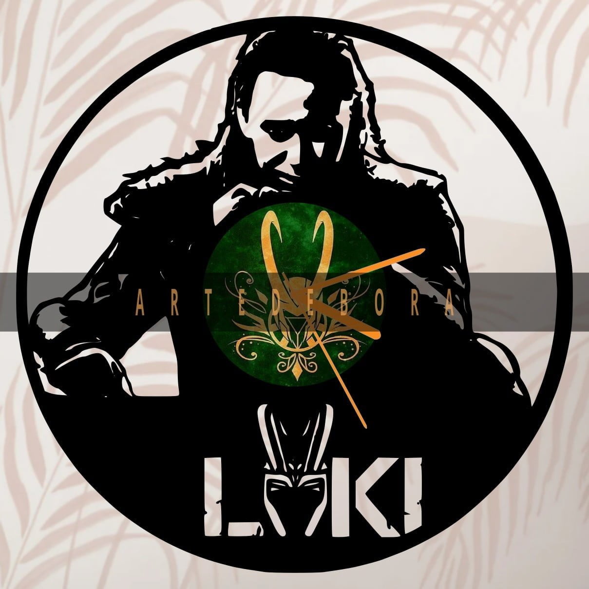 Reloj en Disco de Vinilo – Loki