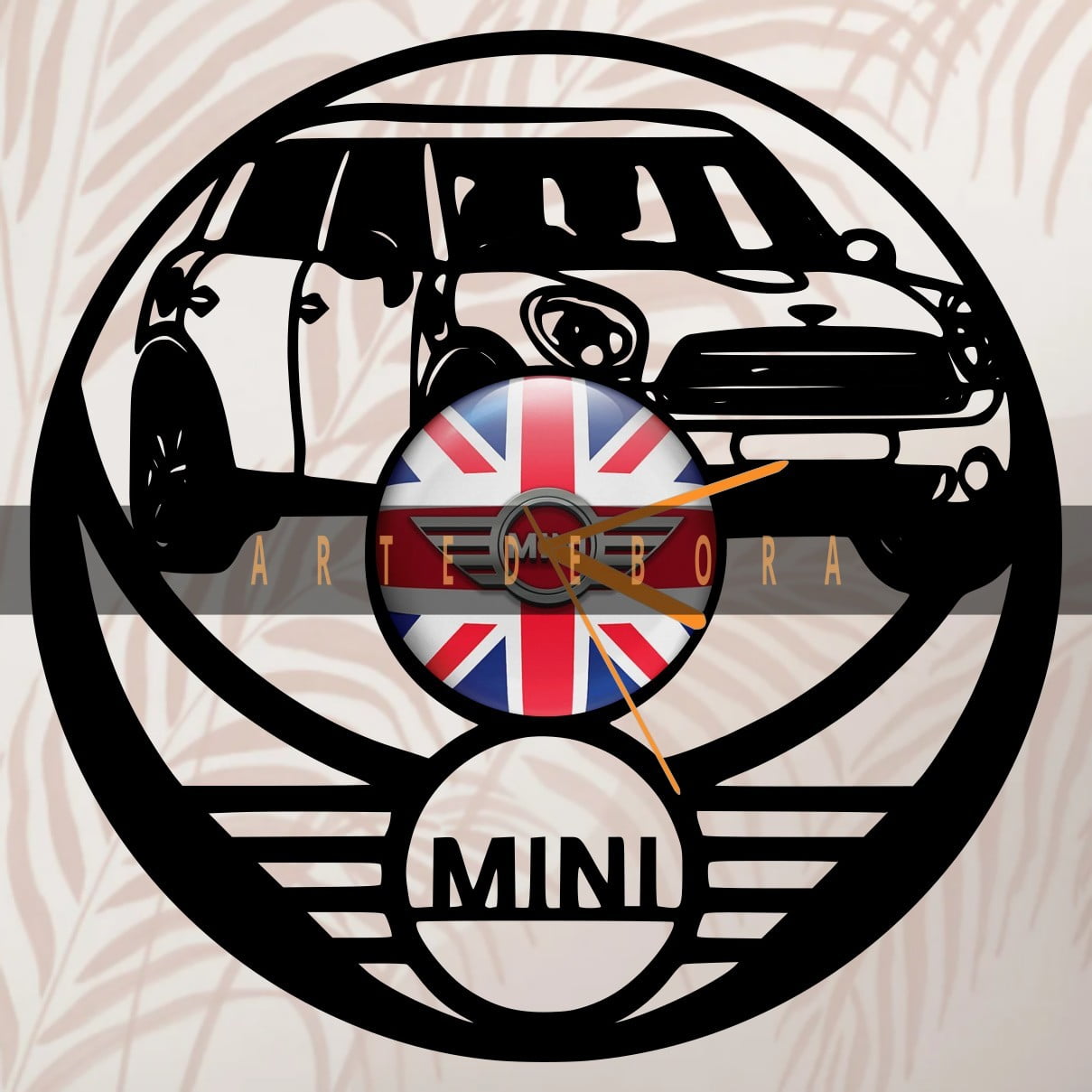 Reloj en Disco de Vinilo – Mini Cooper '00