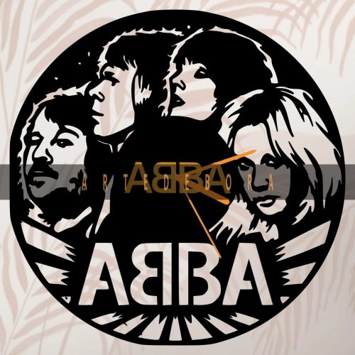 Reloj en Disco de Vinilo – Abba