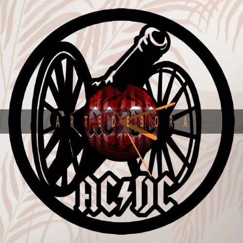 Reloj en Disco de Vinilo – ACDC