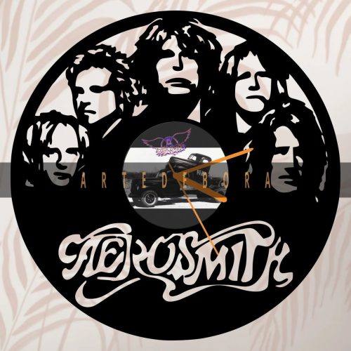 Reloj en Disco de Vinilo – Aerosmith