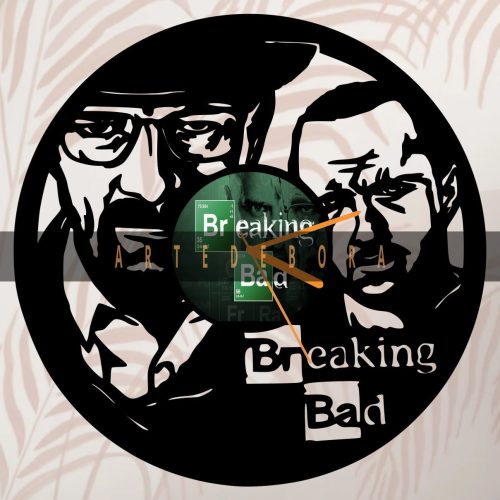 Reloj en Disco de Vinilo – Breaking Bad