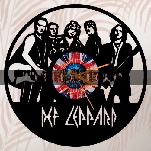 Reloj en Disco de Vinilo - Def Leppard