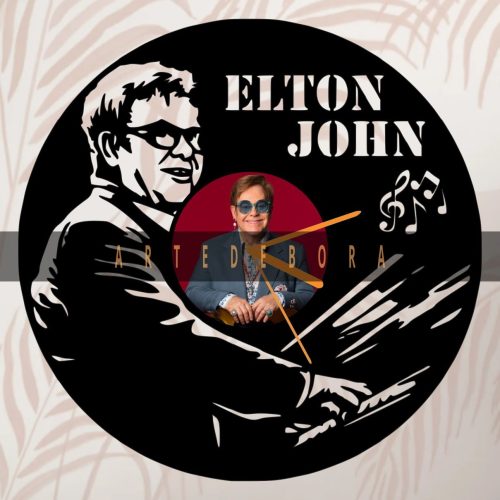 Reloj en Disco de Vinilo – Elton John