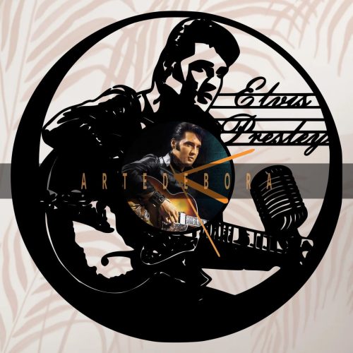 Reloj en Disco de Vinilo – Elvis Presley