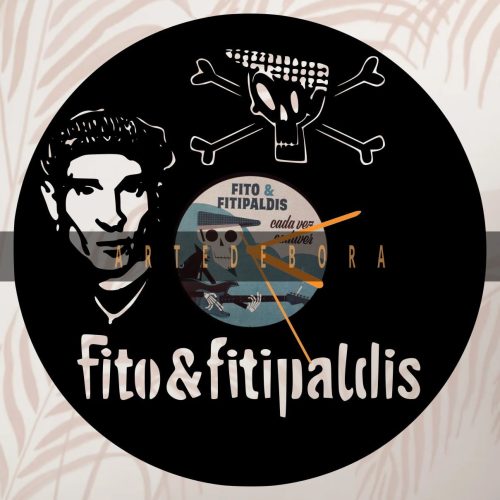 Reloj en Disco de Vinilo - Fito y los Fitipaldis