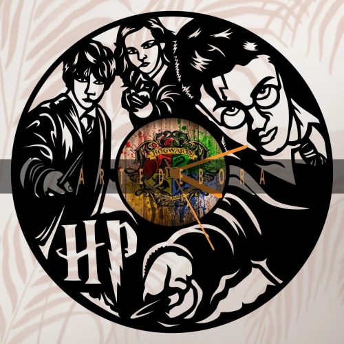 Reloj en Disco de Vinilo –Harry Potter 2