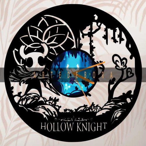 Reloj en Disco de Vinilo – Hollow Knight