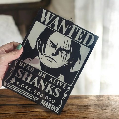 CUADRO ONE PIECE WANTED SHANKS