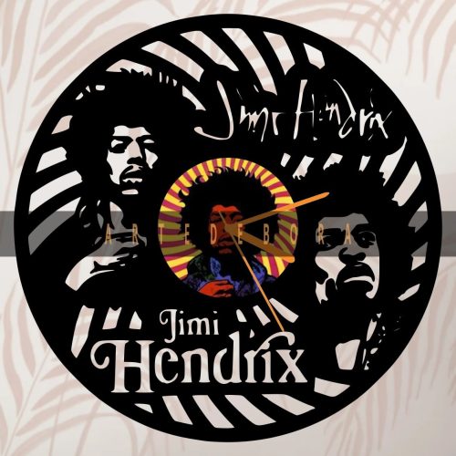 Reloj en Disco de Vinilo – Jimi Hendrix 2