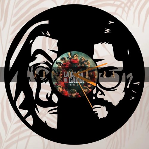 Reloj en Disco de Vinilo – La Casa de Papel