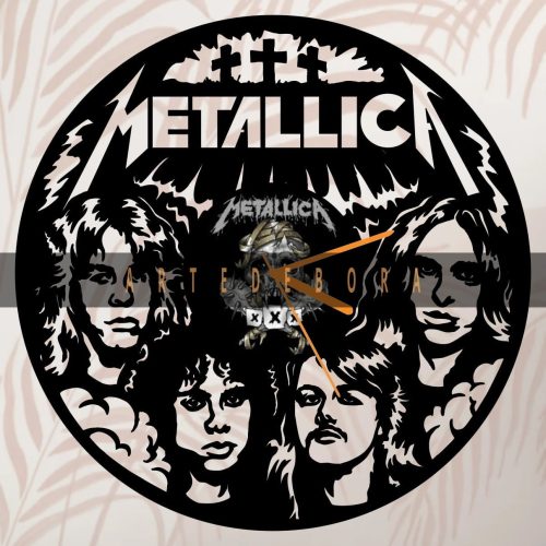Reloj en Disco de Vinilo – Metallica 2