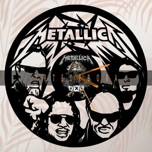 Reloj en Disco de Vinilo – Metallica