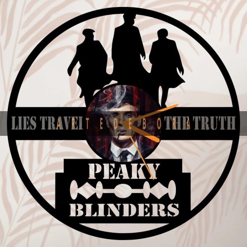 Reloj en Disco de Vinilo – Peaky Blinders