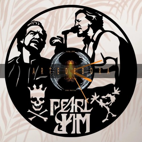 Reloj en Disco de Vinilo – Pearl Jam