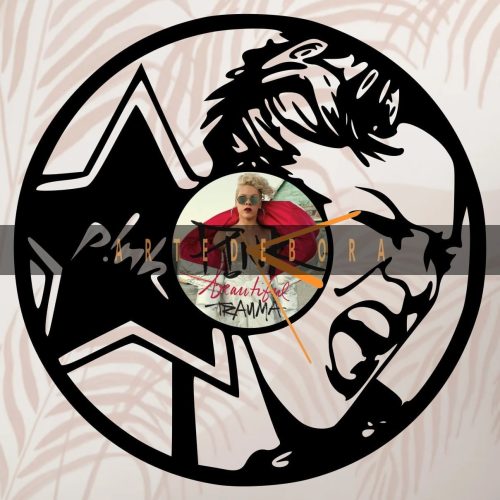 Reloj en Disco de Vinilo - Pink