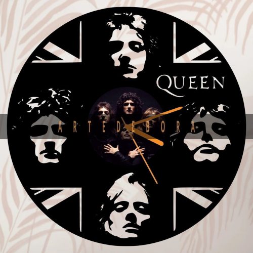Reloj en Disco de Vinilo – Queen 2