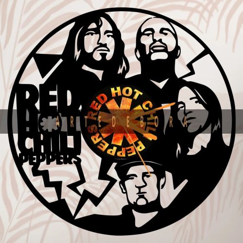 Reloj en Disco de Vinilo – Red Hot Chili Peppers