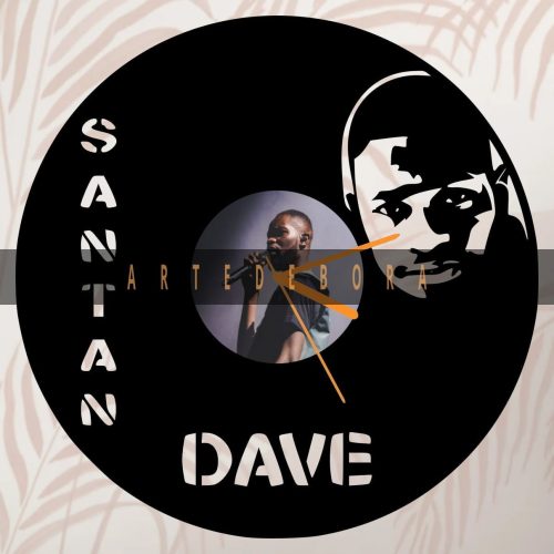 Reloj en Disco de Vinilo - Santan Dave