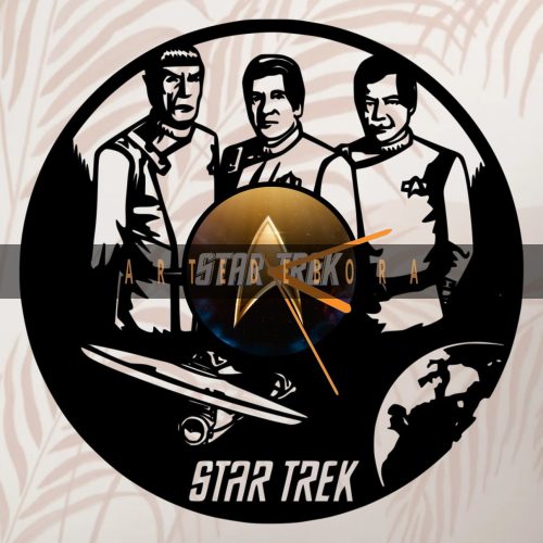 Reloj en Disco de Vinilo – Stark Trek
