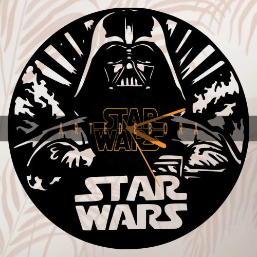 Reloj en Disco de Vinilo – Star Wars 3