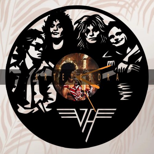 Reloj en Disco de Vinilo – Van Halen